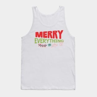 Merry Everything yall Tank Top